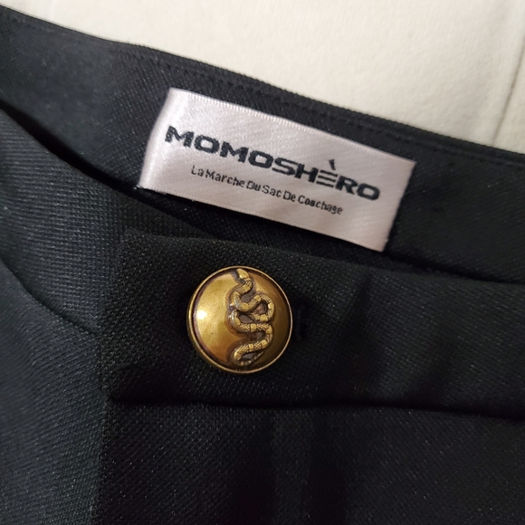 Black Shorts with Colored Side Stripes - Picture 3 of 4